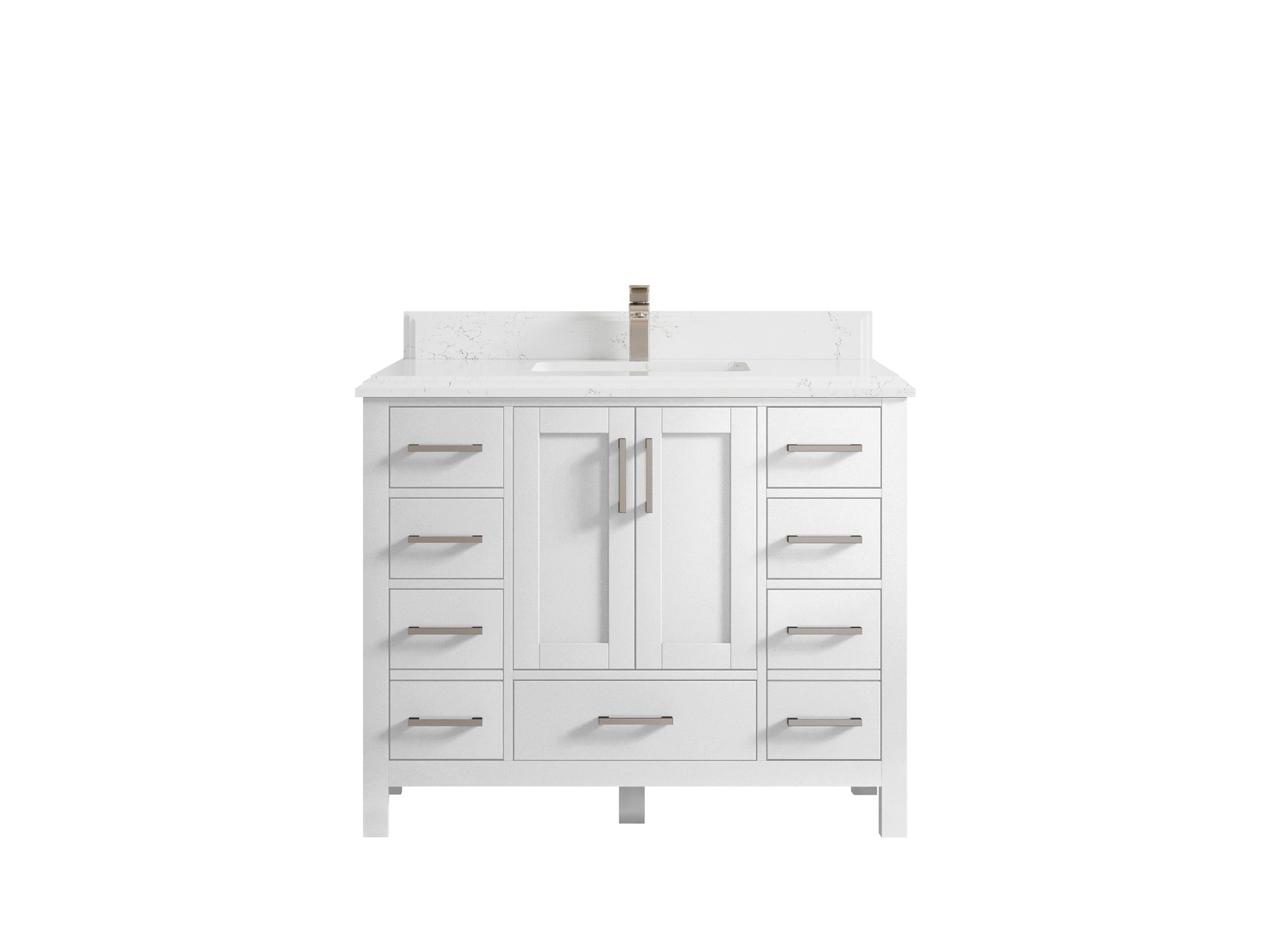 Malibu 42 in. W x 22 in. D Single Sink Bathroom Vanity - Willow Bath and Vanity