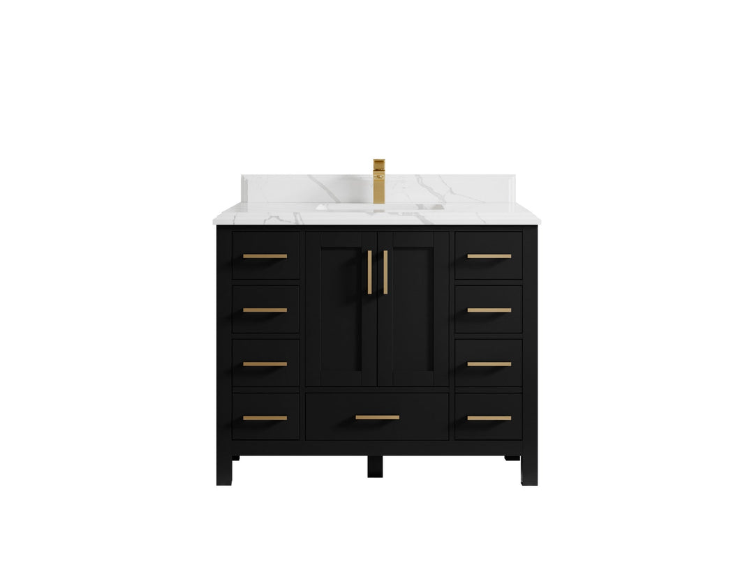 Malibu 42 in. W x 22 in. D Single Sink Bathroom Vanity - Willow Bath and Vanity