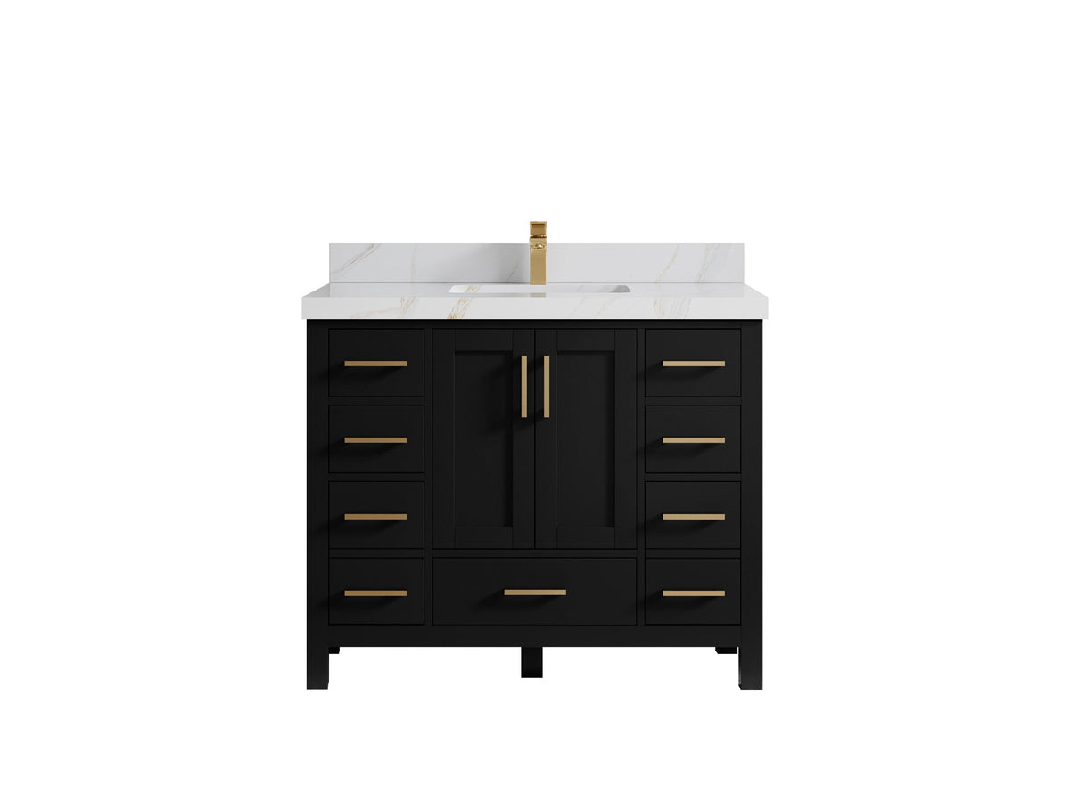 Malibu 42 in. W x 22 in. D Single Sink Bathroom Vanity - Willow Bath and Vanity