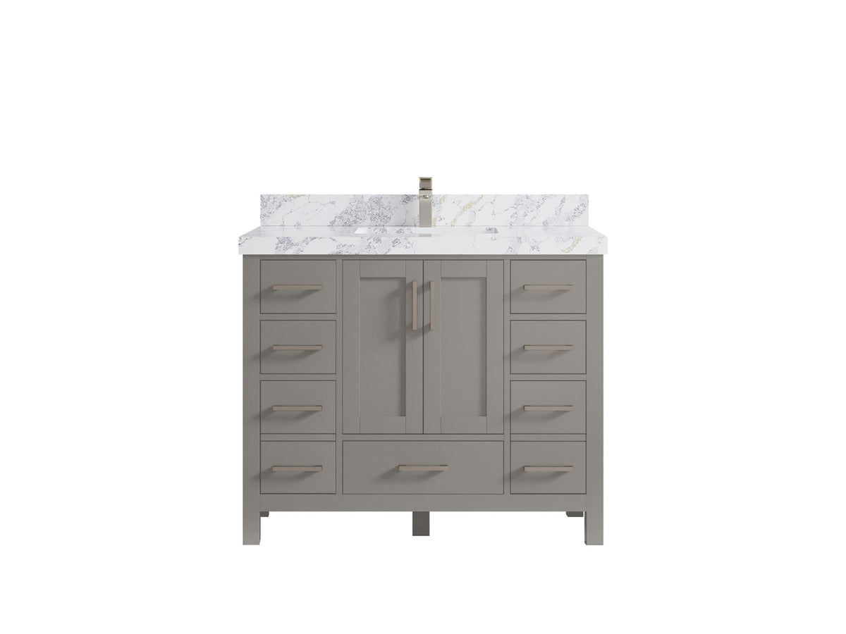 Malibu 42 in. W x 22 in. D Single Sink Bathroom Vanity - Willow Bath and Vanity