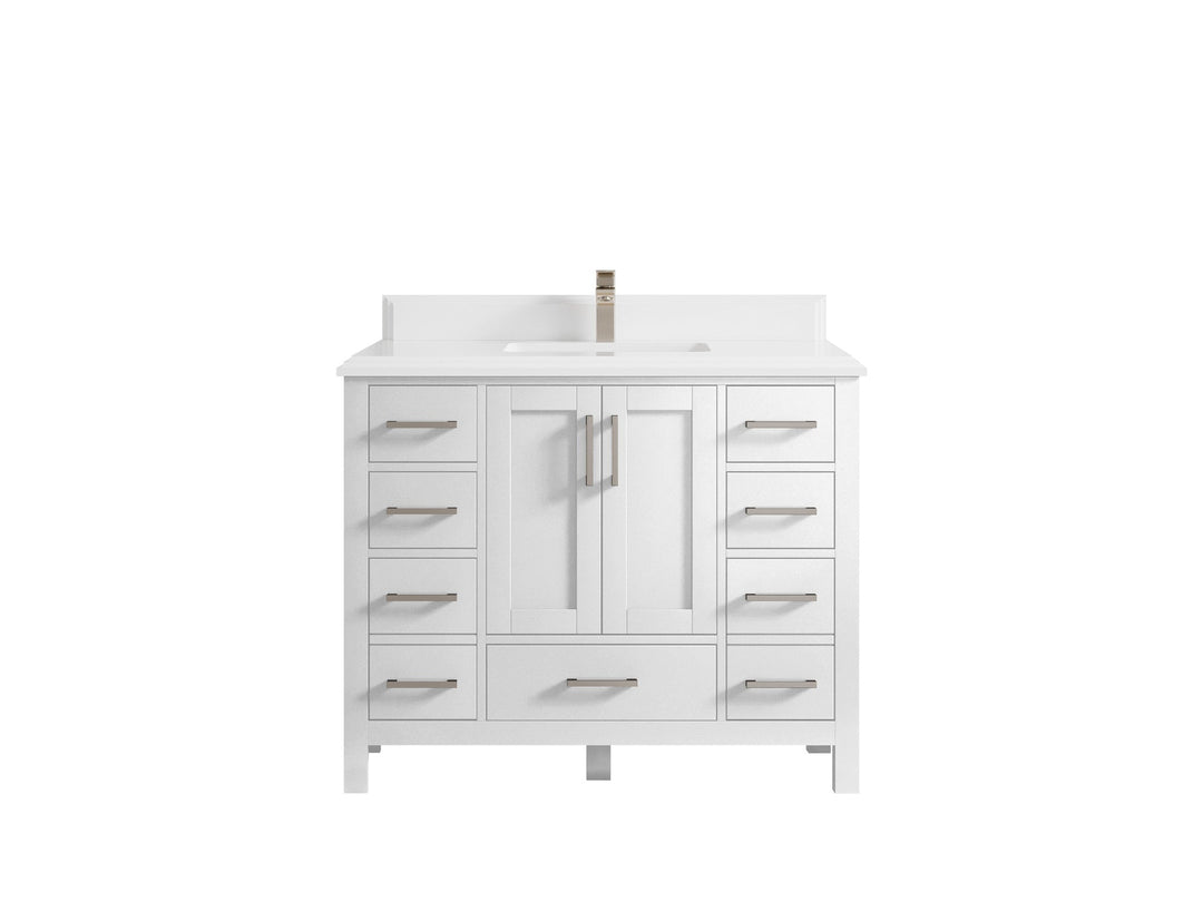 Malibu 42 in. W x 22 in. D Single Sink Bathroom Vanity - Willow Bath and Vanity