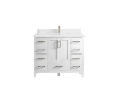 Malibu 42 in. W x 22 in. D Single Sink Bathroom Vanity - Willow Bath and Vanity
