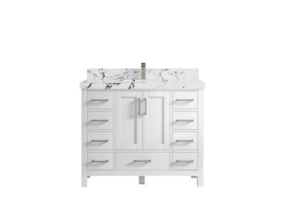 Malibu 42 in. W x 22 in. D Single Sink Bathroom Vanity - Willow Bath and Vanity