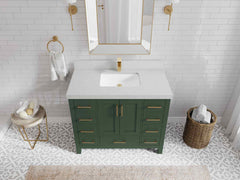 Malibu 42 in. W x 22 in. D Single Sink Bathroom Vanity - photo 12