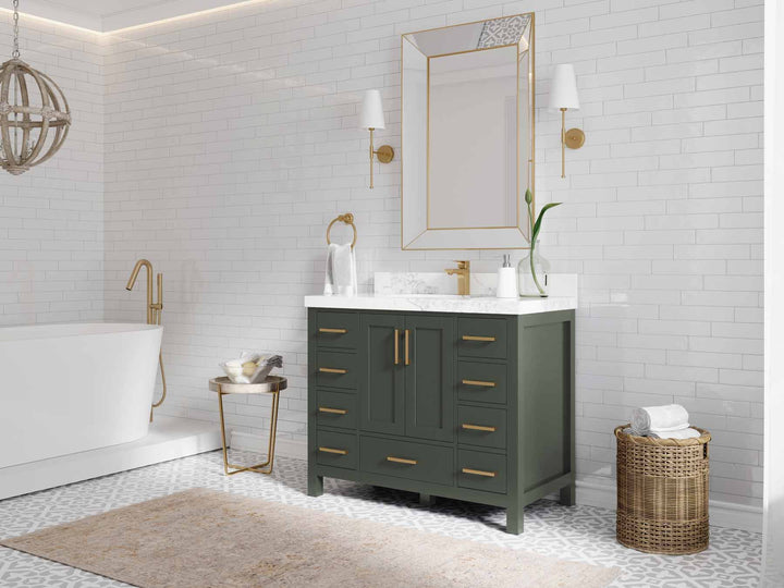 Malibu 42 in. W x 22 in. D Single Sink Bathroom Vanity - photo 3