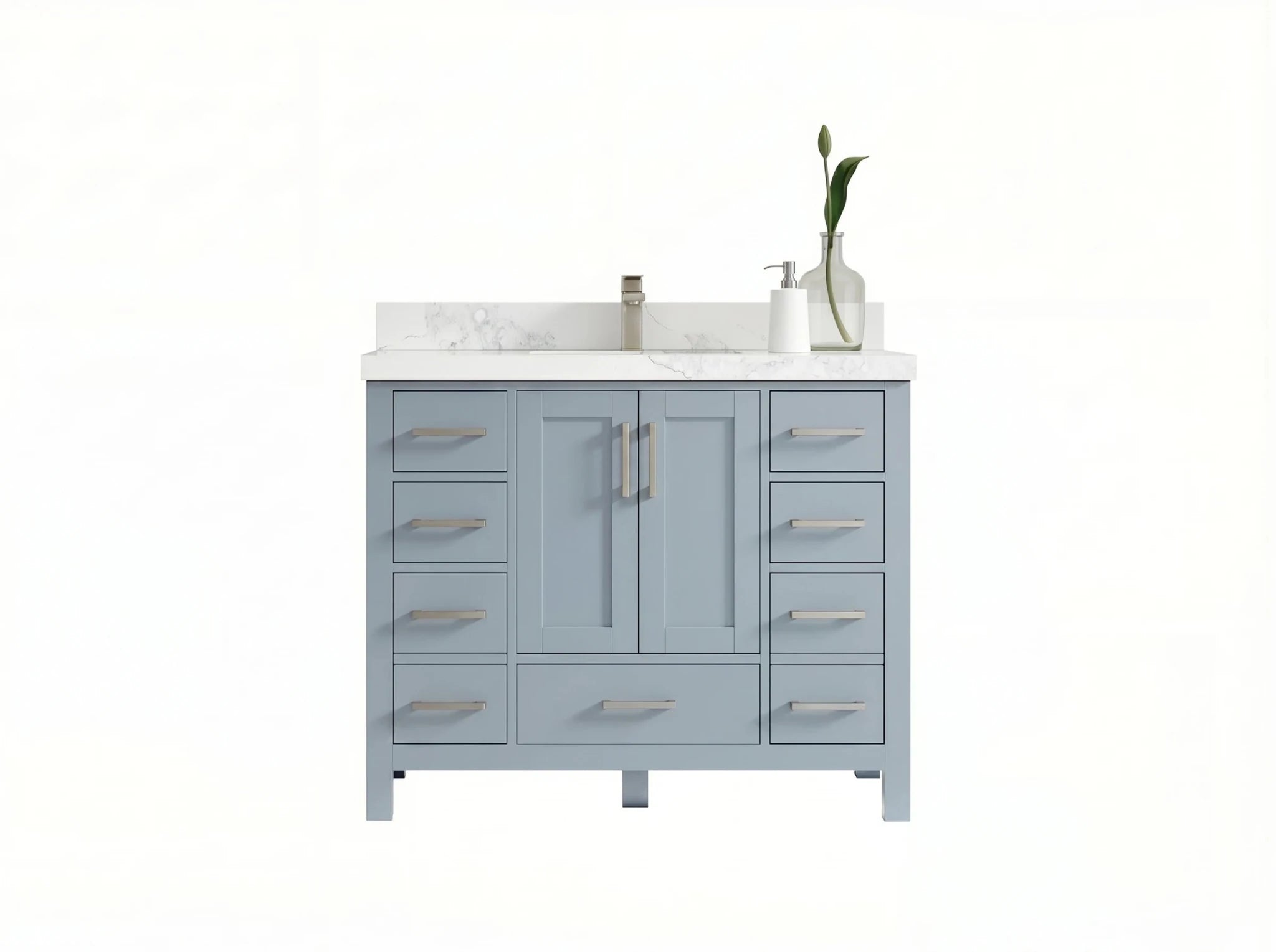 Malibu 42 in. W x 22 in. D Single Sink Bathroom Vanity - Willow Bath and Vanity