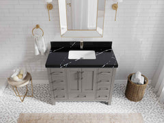 Malibu 42 in. W x 22 in. D Single Sink Bathroom Vanity - photo 8