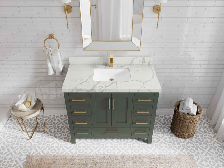Malibu 42 in. W x 22 in. D Single Sink Bathroom Vanity - photo 48