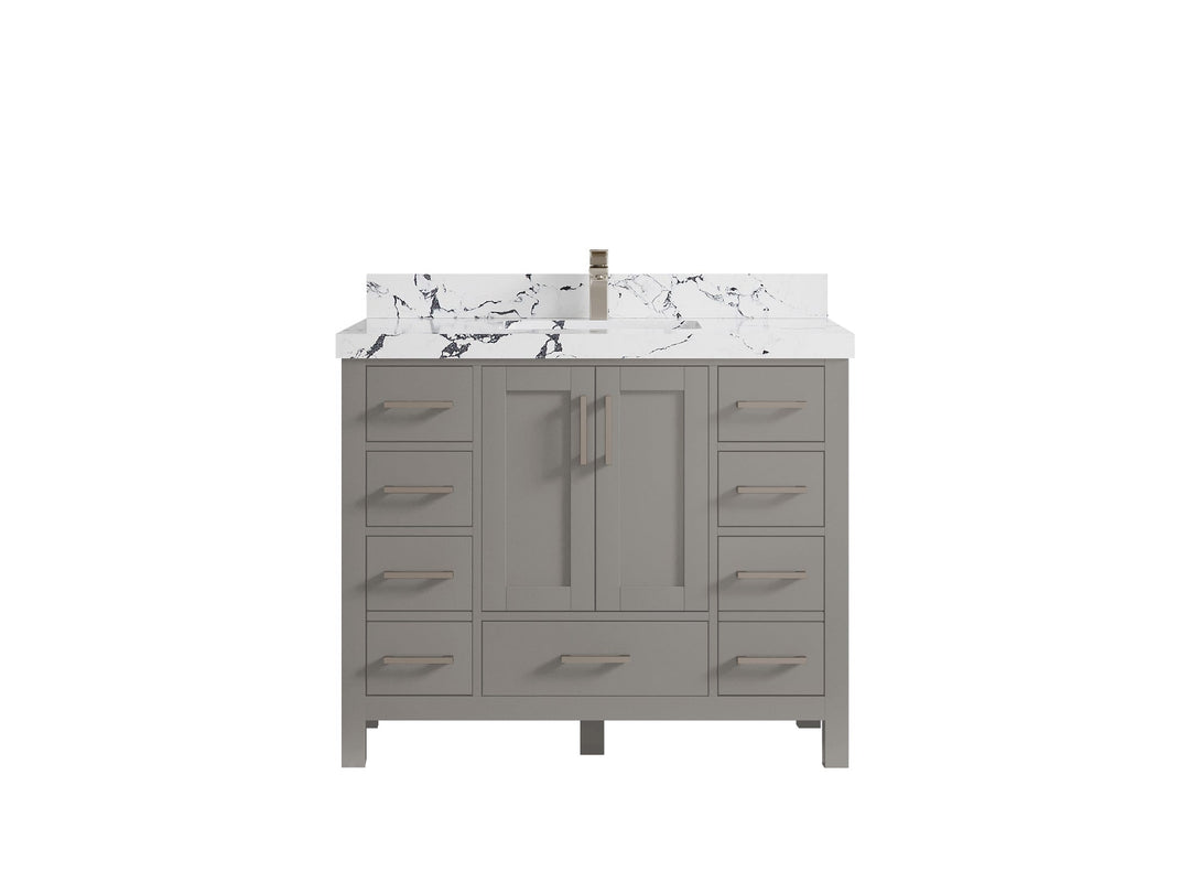 Malibu 42 in. W x 22 in. D Single Sink Bathroom Vanity - Willow Bath and Vanity