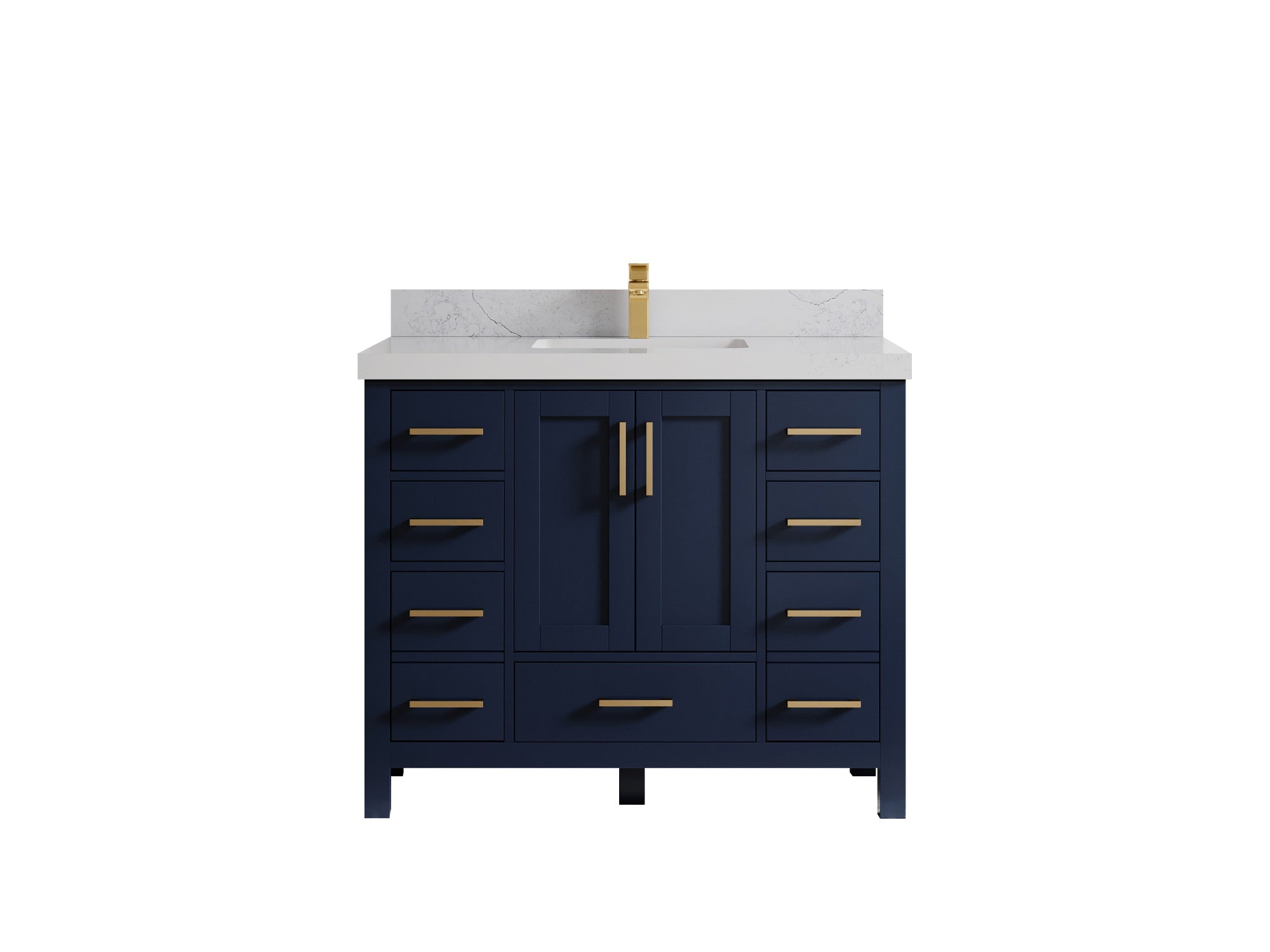 Malibu 42 in. W x 22 in. D Single Sink Bathroom Vanity - Willow Bath and Vanity