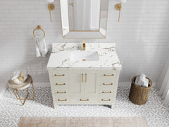 Malibu 42 in. W x 22 in. D Single Sink Bathroom Vanity - photo 32
