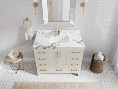 Malibu 42 in. W x 22 in. D Single Sink Bathroom Vanity - photo 36