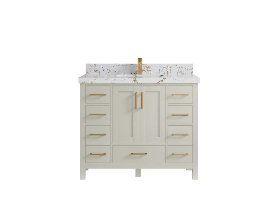 Malibu 42 in. W x 22 in. D Single Sink Bathroom Vanity - Willow Bath and Vanity