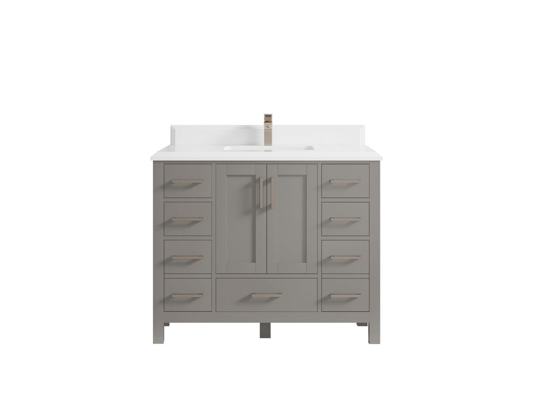 Malibu 42 in. W x 22 in. D Single Sink Bathroom Vanity - Willow Bath and Vanity