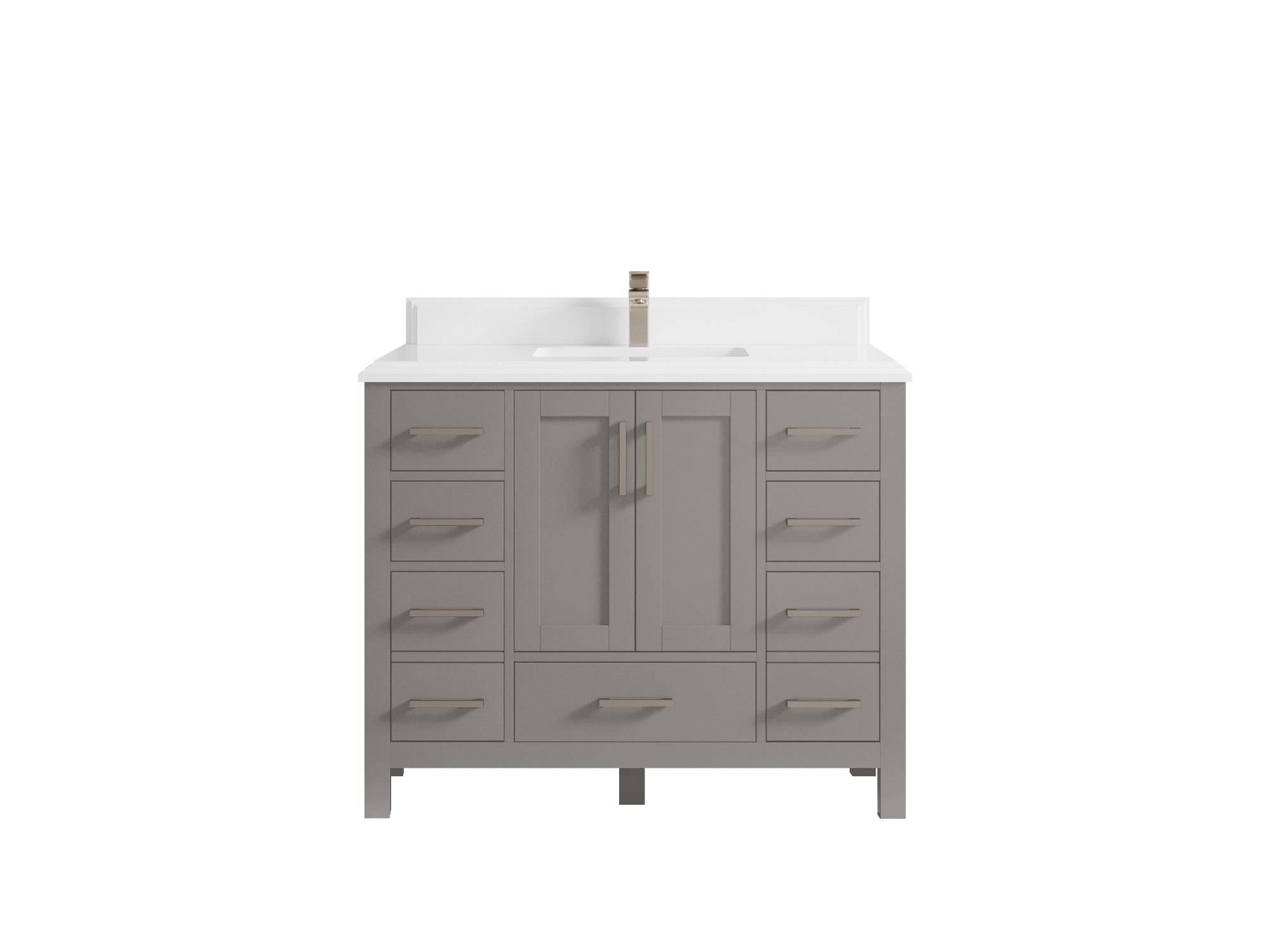 Malibu 42 in. W x 22 in. D Single Sink Bathroom Vanity - Willow Bath and Vanity