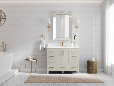 Malibu 42 in. W x 22 in. D Single Sink Bathroom Vanity - Willow Bath and Vanity