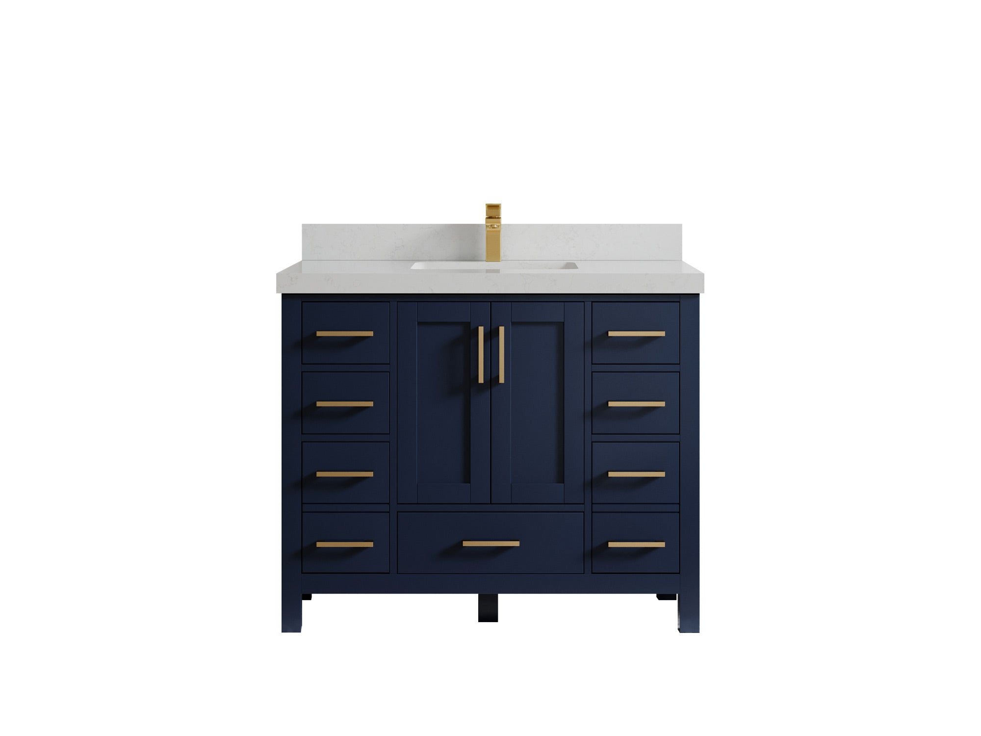 Malibu 42 in. W x 22 in. D Single Sink Bathroom Vanity - Willow Bath and Vanity