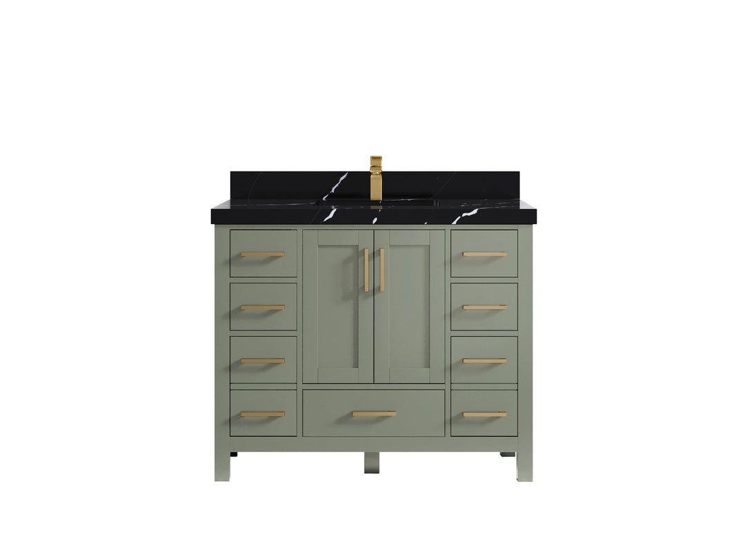 Malibu 42 in. W x 22 in. D Single Sink Bathroom Vanity - Willow Bath and Vanity