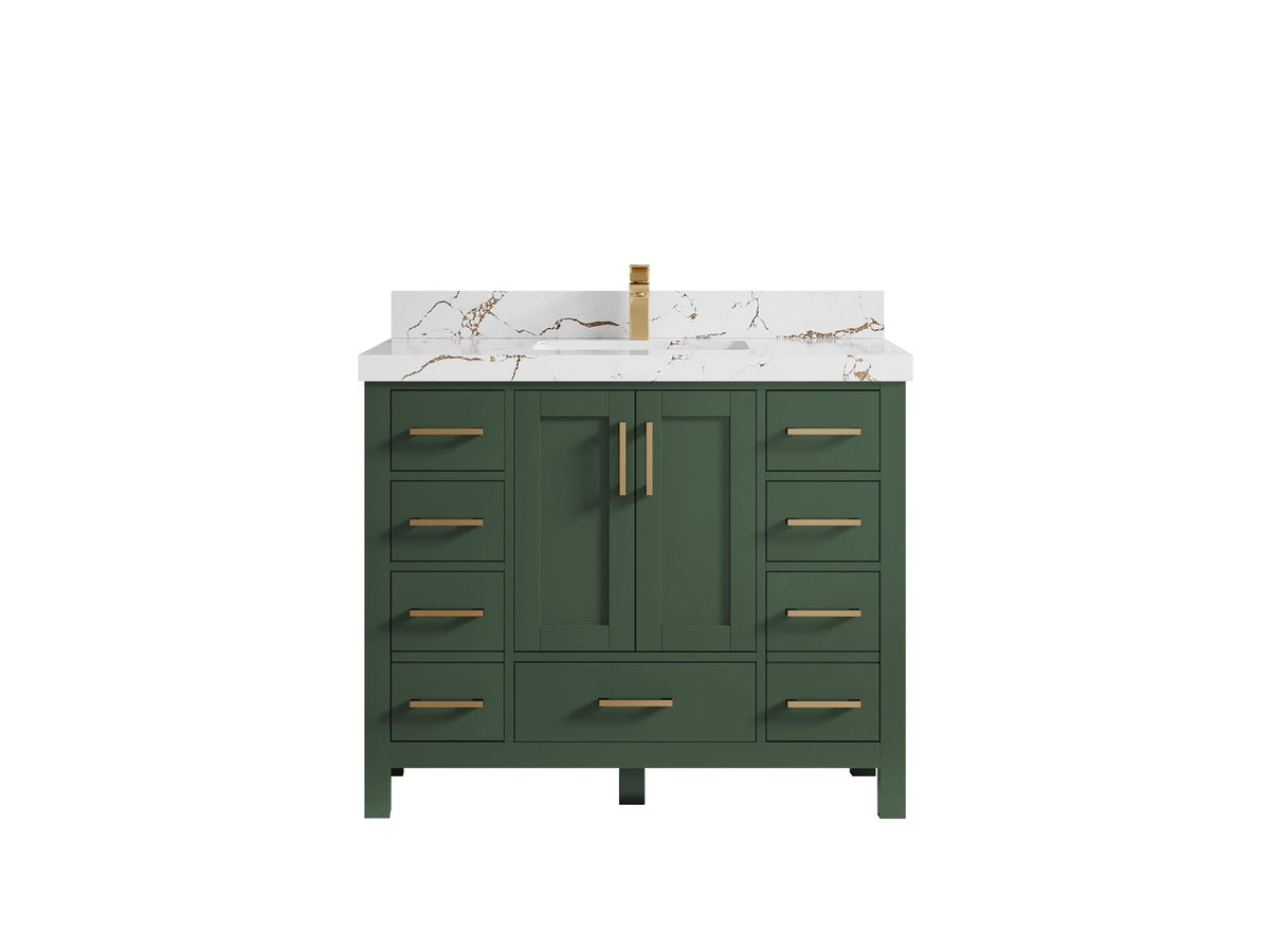 Malibu 42 in. W x 22 in. D Single Sink Bathroom Vanity - Willow Bath and Vanity