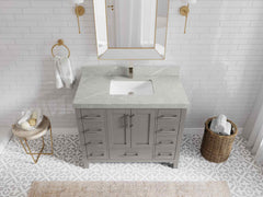 Malibu 42 in. W x 22 in. D Single Sink Bathroom Vanity - photo 32