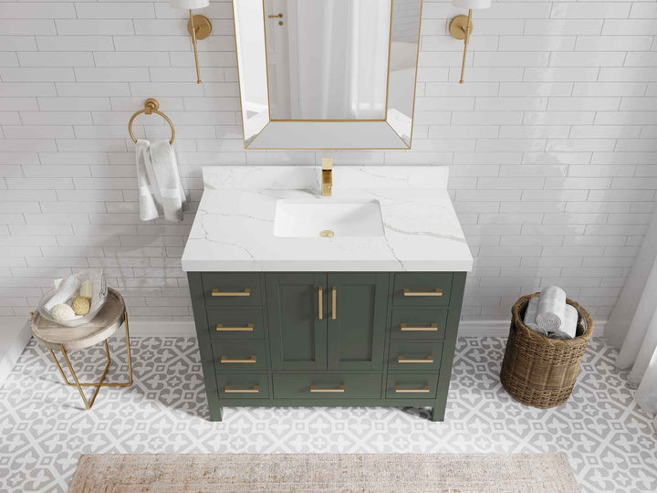 Malibu 42 in. W x 22 in. D Single Sink Bathroom Vanity - photo 20