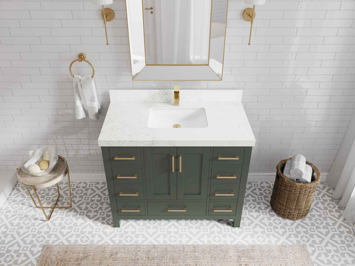 Malibu 42 in. W x 22 in. D Single Sink Bathroom Vanity - photo 36