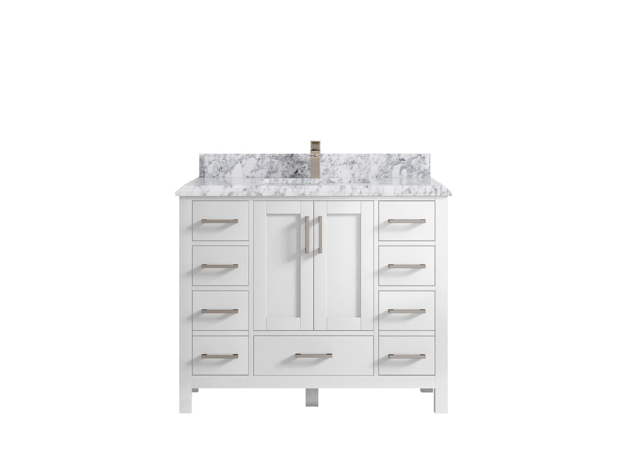 Malibu 42 in. W x 22 in. D Single Sink Bathroom Vanity - Willow Bath and Vanity