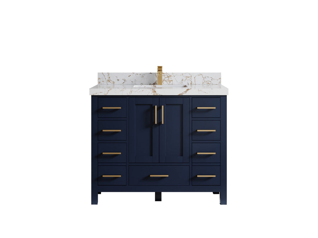 Malibu 42 in. W x 22 in. D Single Sink Bathroom Vanity - Willow Bath and Vanity