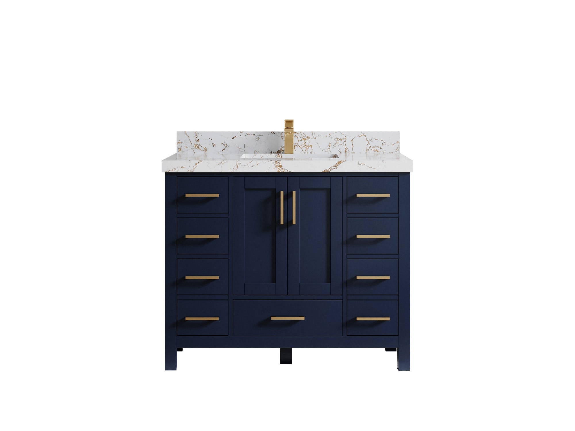 Malibu 42 in. W x 22 in. D Single Sink Bathroom Vanity - Willow Bath and Vanity