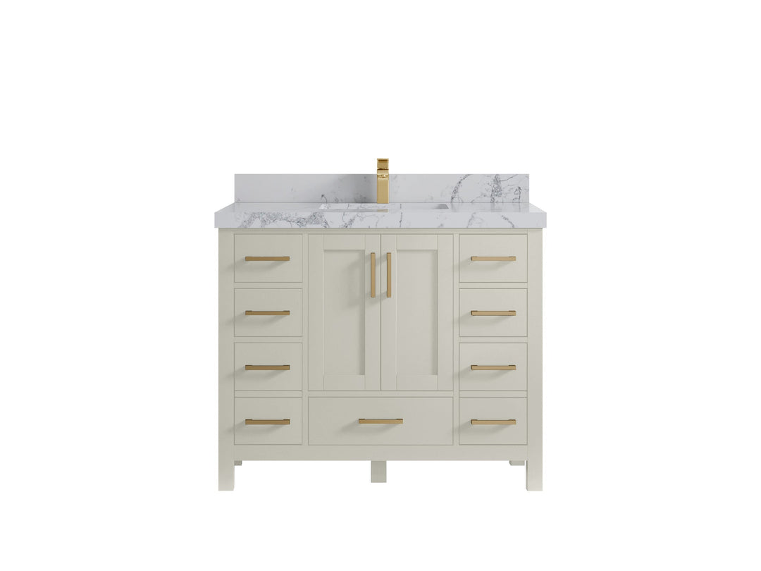 Malibu 42 in. W x 22 in. D Single Sink Bathroom Vanity - Willow Bath and Vanity