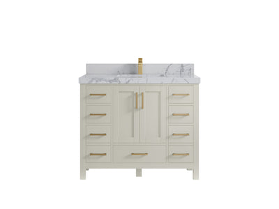 Malibu 42 in. W x 22 in. D Single Sink Bathroom Vanity - Willow Bath and Vanity