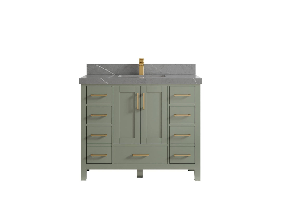 Malibu 42 in. W x 22 in. D Single Sink Bathroom Vanity - Willow Bath and Vanity