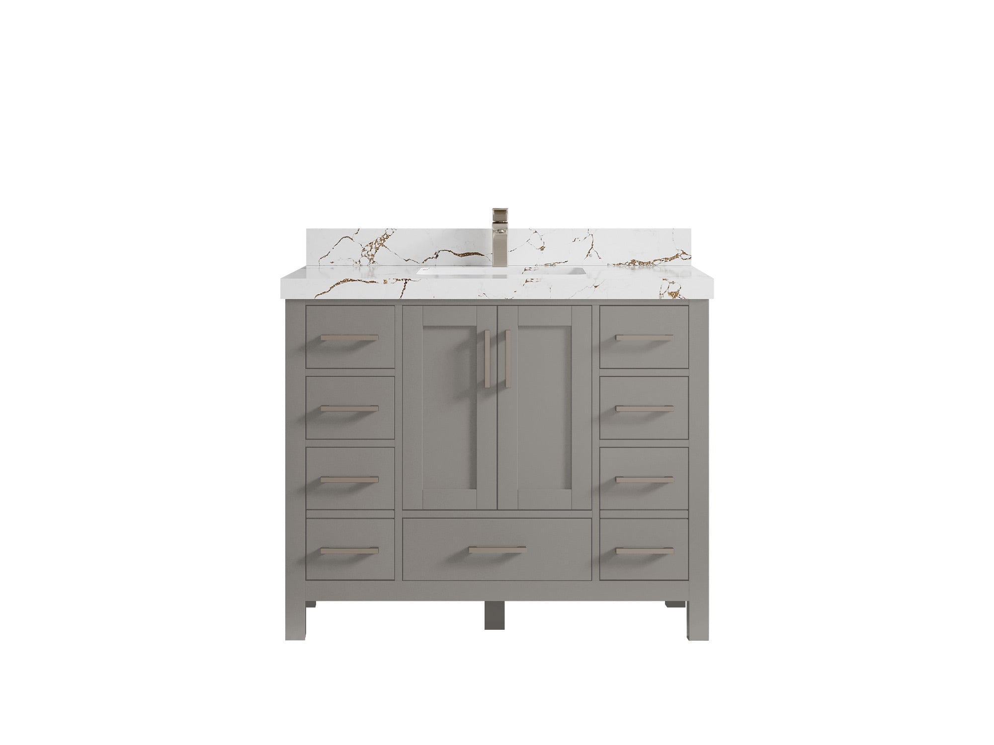 Malibu 42 in. W x 22 in. D Single Sink Bathroom Vanity - Willow Bath and Vanity