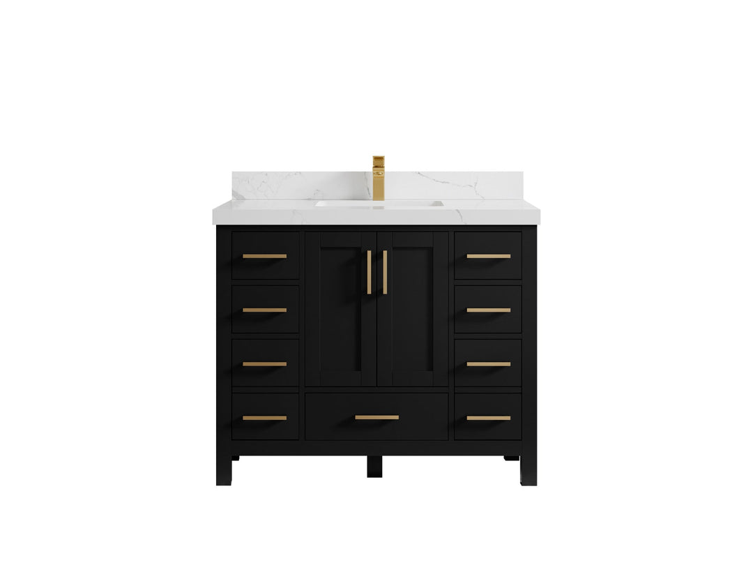 Malibu 42 in. W x 22 in. D Single Sink Bathroom Vanity - Willow Bath and Vanity