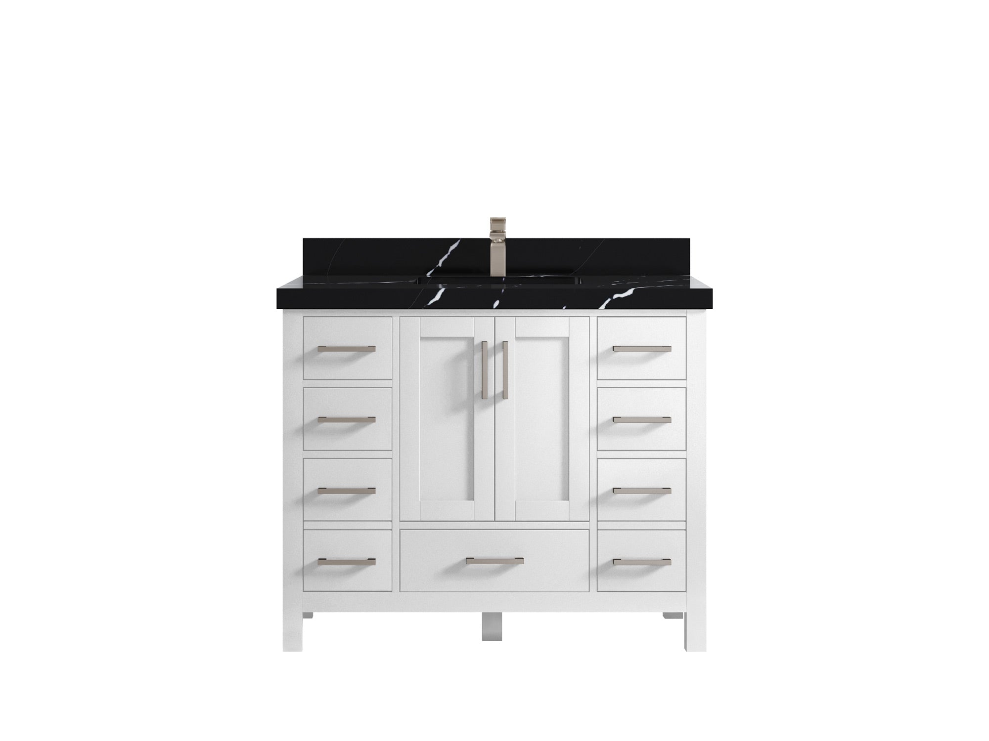 Malibu 42 in. W x 22 in. D Single Sink Bathroom Vanity - Willow Bath and Vanity