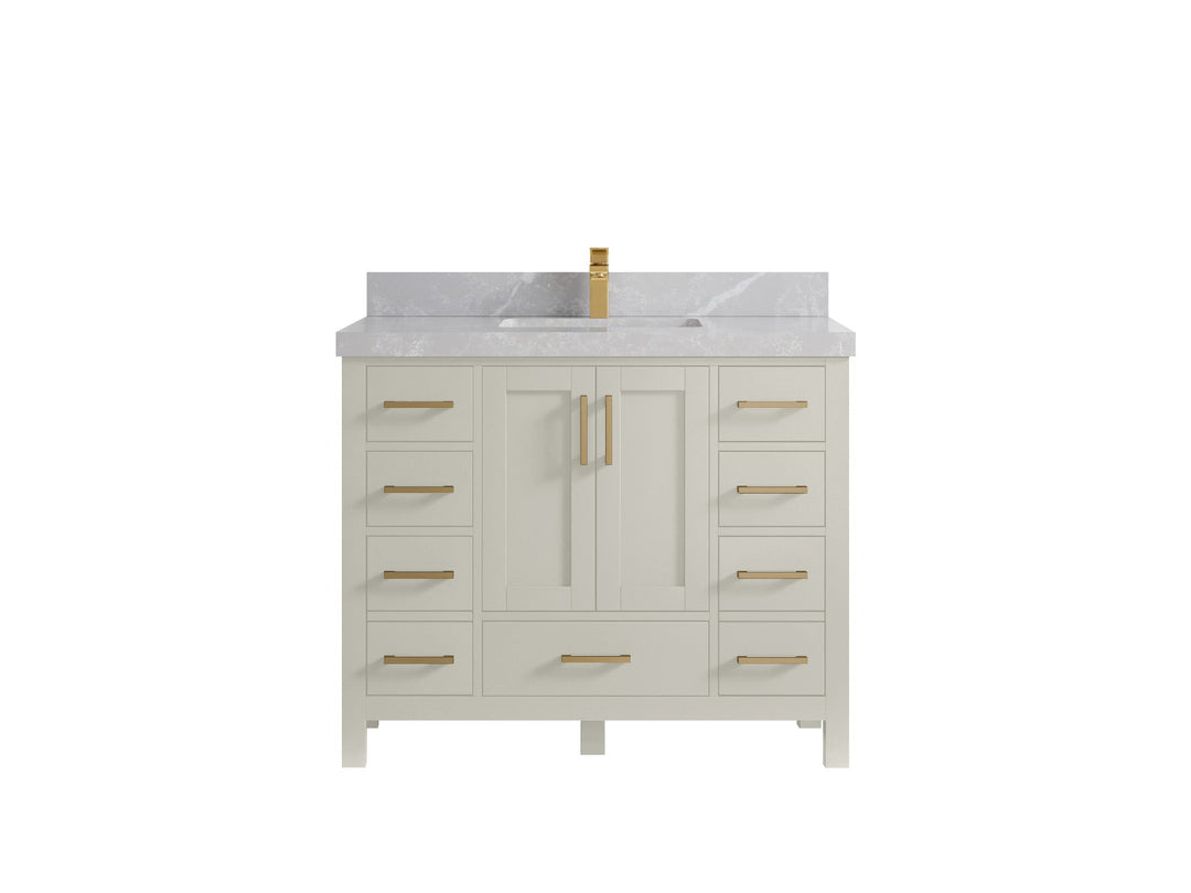 Malibu 42 in. W x 22 in. D Single Sink Bathroom Vanity - Willow Bath and Vanity