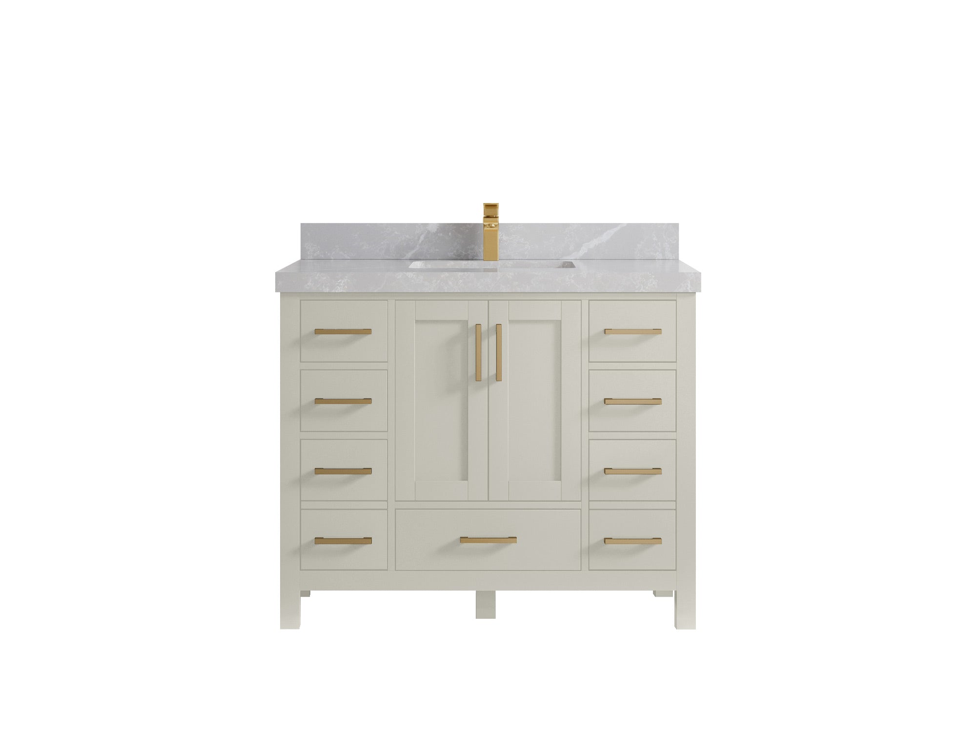 Malibu 42 in. W x 22 in. D Single Sink Bathroom Vanity - Willow Bath and Vanity