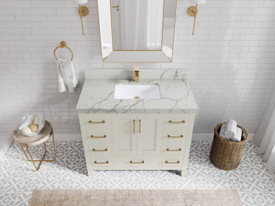Malibu 42 in. W x 22 in. D Single Sink Bathroom Vanity - Willow Bath and Vanity
