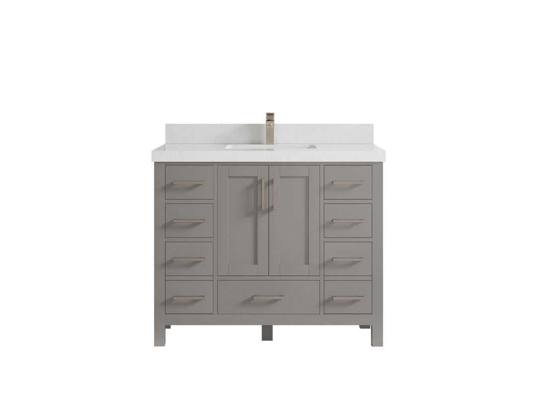 Malibu 42 in. W x 22 in. D Single Sink Bathroom Vanity - Willow Bath and Vanity