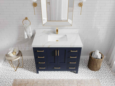 Malibu 42 in. W x 22 in. D Single Sink Bathroom Vanity - Willow Bath and Vanity