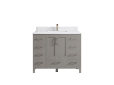 Malibu 42 in. W x 22 in. D Single Sink Bathroom Vanity - Willow Bath and Vanity