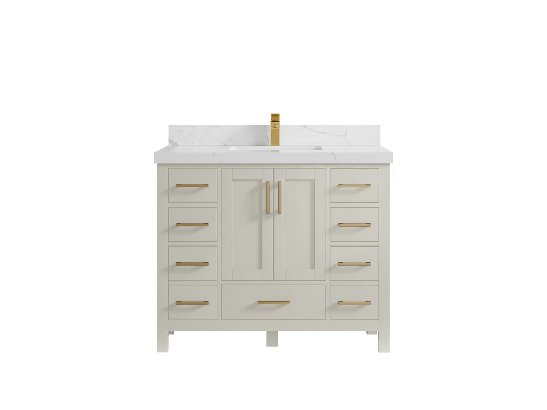 Malibu 42 in. W x 22 in. D Single Sink Bathroom Vanity - Willow Bath and Vanity