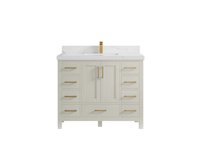 Malibu 42 in. W x 22 in. D Single Sink Bathroom Vanity - Willow Bath and Vanity