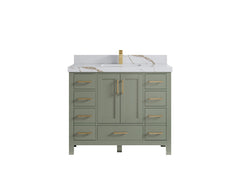 Malibu 42 in. W x 22 in. D Single Sink Bathroom Vanity - photo 18