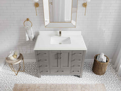 Malibu 42 in. W x 22 in. D Single Sink Bathroom Vanity - photo 28