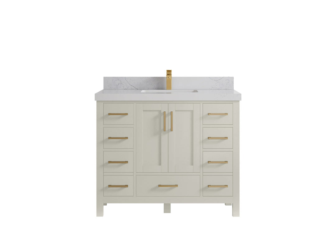 Malibu 42 in. W x 22 in. D Single Sink Bathroom Vanity - Willow Bath and Vanity
