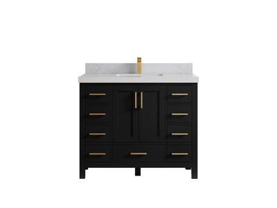 Malibu 42 in. W x 22 in. D Single Sink Bathroom Vanity - Willow Bath and Vanity