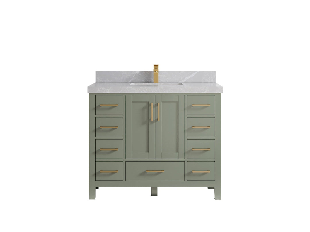 Malibu 42 in. W x 22 in. D Single Sink Bathroom Vanity - Willow Bath and Vanity