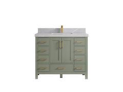Malibu 42 in. W x 22 in. D Single Sink Bathroom Vanity - photo 36