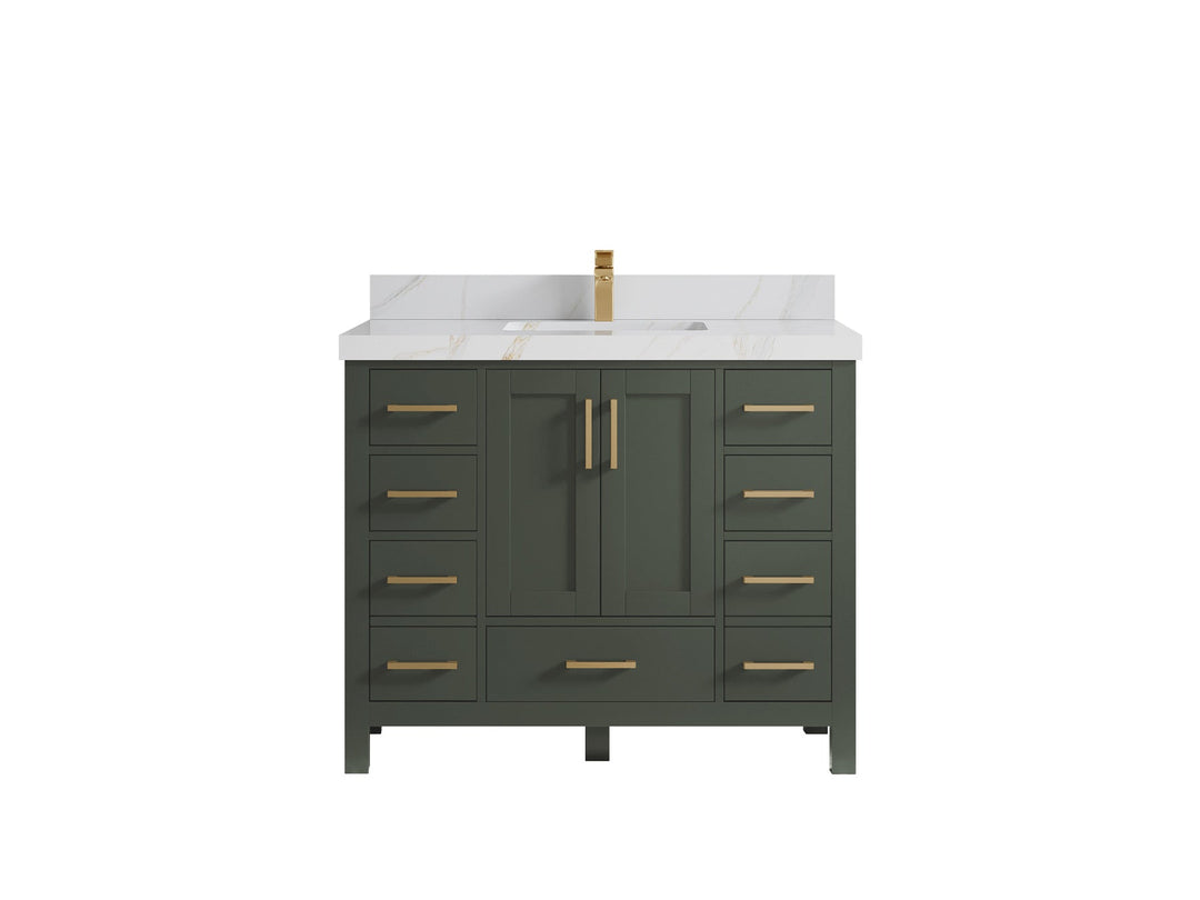Malibu 42 in. W x 22 in. D Single Sink Bathroom Vanity - Willow Bath and Vanity